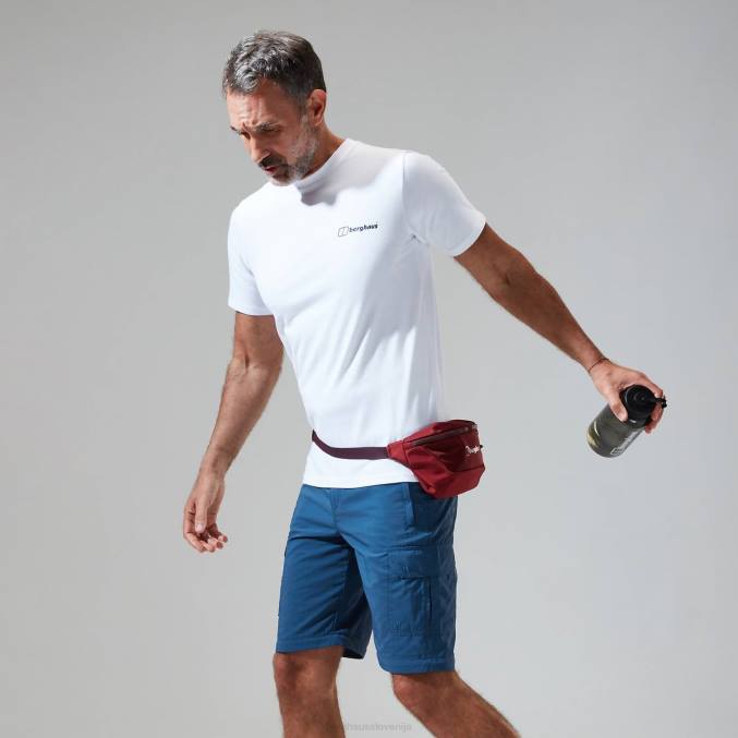 Berghaus moški majica s kratkimi rokavi francoski Pireneji 6JTH193 oblačila bela