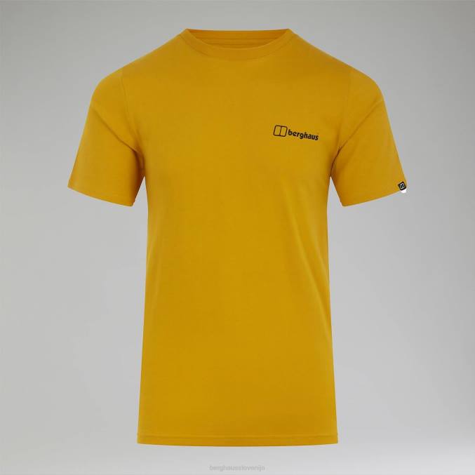 Berghaus moški majica s kratkimi rokavi francoski Pireneji 6JTH194 oblačila rjav