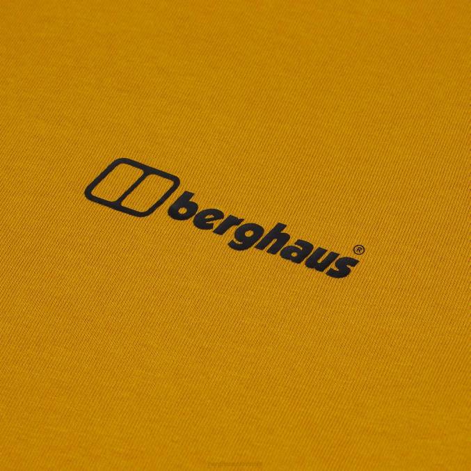 Berghaus moški majica s kratkimi rokavi francoski Pireneji 6JTH194 oblačila rjav