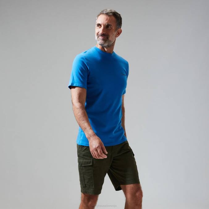 Berghaus moški majica s kratkimi rokavi francoski Pireneji 6JTH195 oblačila modra