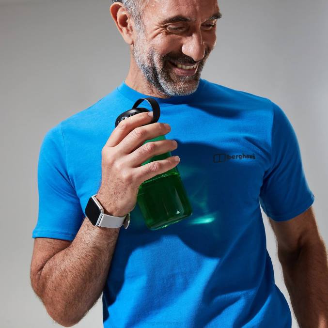 Berghaus moški majica s kratkimi rokavi francoski Pireneji 6JTH195 oblačila modra