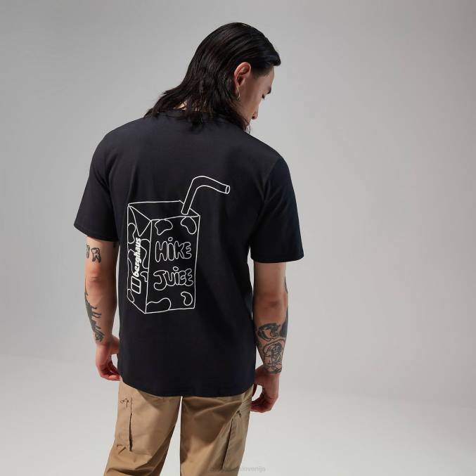 Berghaus moški majica s kratkimi rokavi hike juice 6JTH171 oblačila Črna