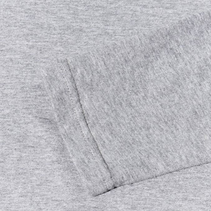 Berghaus moški majica z velikim logotipom z dolgimi rokavi 6JTH220 oblačila temno siva