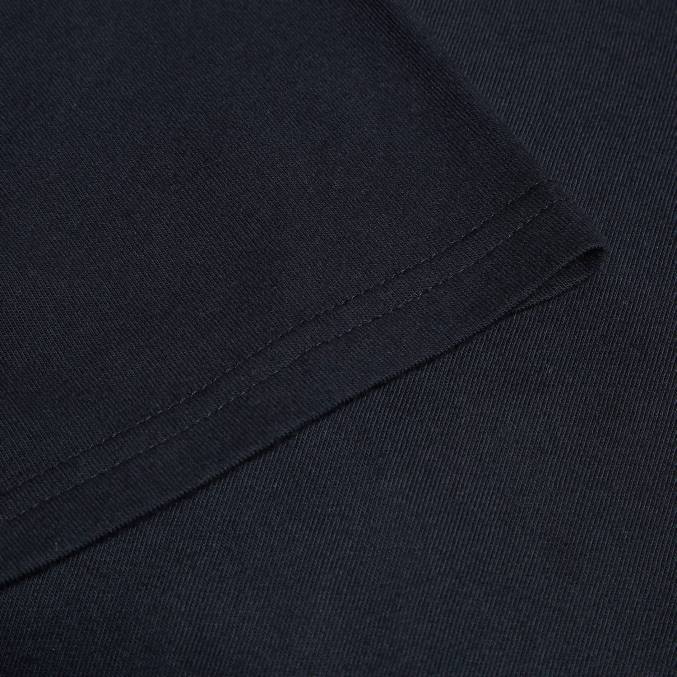 Berghaus moški organska majica z logotipom spredaj in zadaj 6JTH213 oblačila Črna