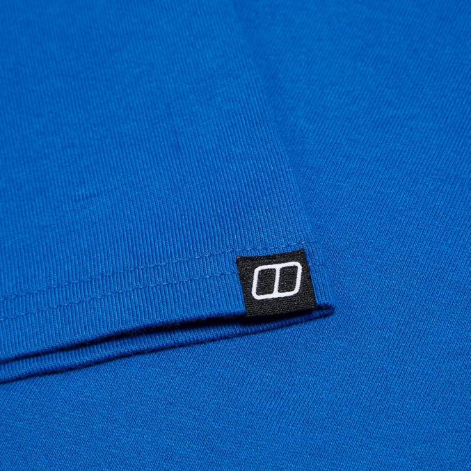 Berghaus moški pohodniška majica s kratkimi rokavi 6JTH178 oblačila modra