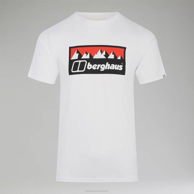 Berghaus moški siva majica s kratkimi rokavi s šiltom 6JTH198 oblačila bela