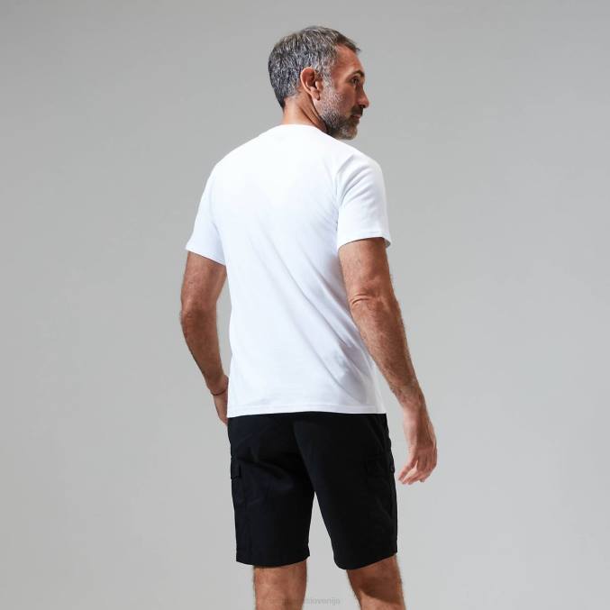 Berghaus moški siva majica s kratkimi rokavi s šiltom 6JTH198 oblačila bela