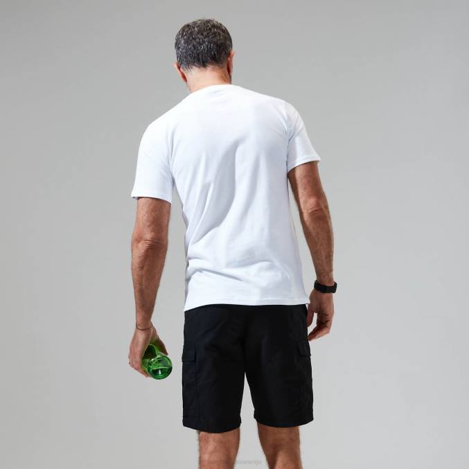 Berghaus moški siva majica s kratkimi rokavi s šiltom 6JTH198 oblačila bela