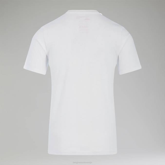 Berghaus moški siva majica s kratkimi rokavi s šiltom 6JTH198 oblačila bela