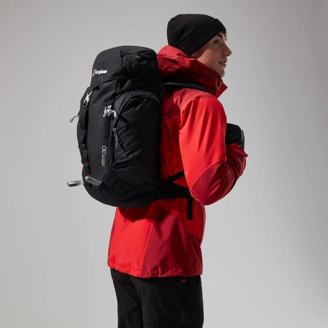 Berghaus moški arran jakna 6JTH15 oblačila rdeča/temno rdeča