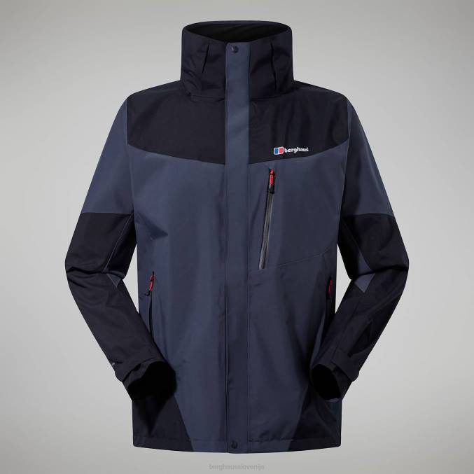 Berghaus moški arran jakna 6JTH16 oblačila temno siva/črna