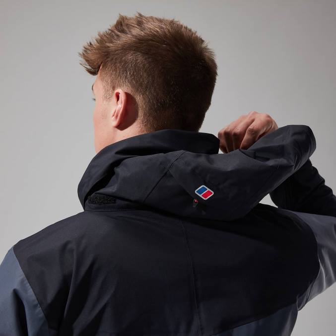 Berghaus moški arran jakna 6JTH16 oblačila temno siva/črna