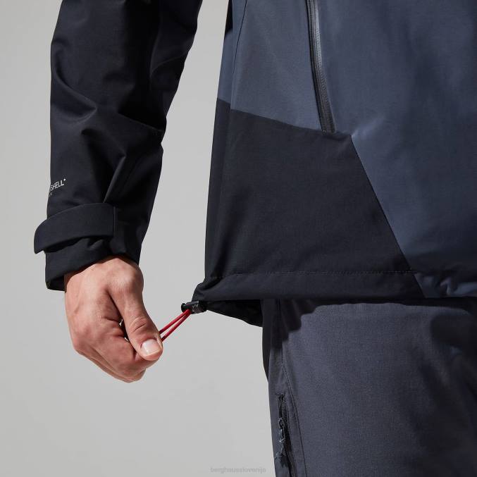 Berghaus moški arran jakna 6JTH16 oblačila temno siva/črna