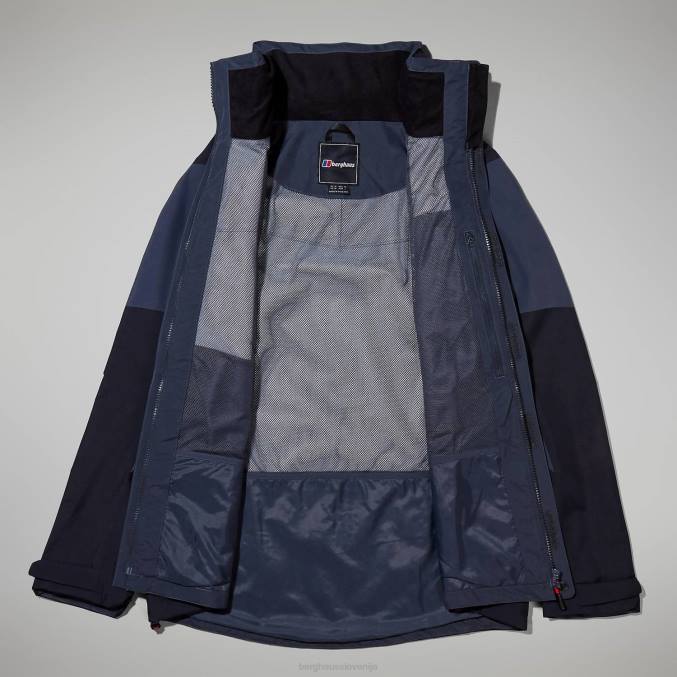 Berghaus moški arran jakna 6JTH16 oblačila temno siva/črna