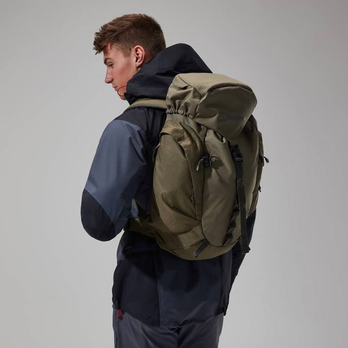 Berghaus moški arran jakna 6JTH16 oblačila temno siva/črna