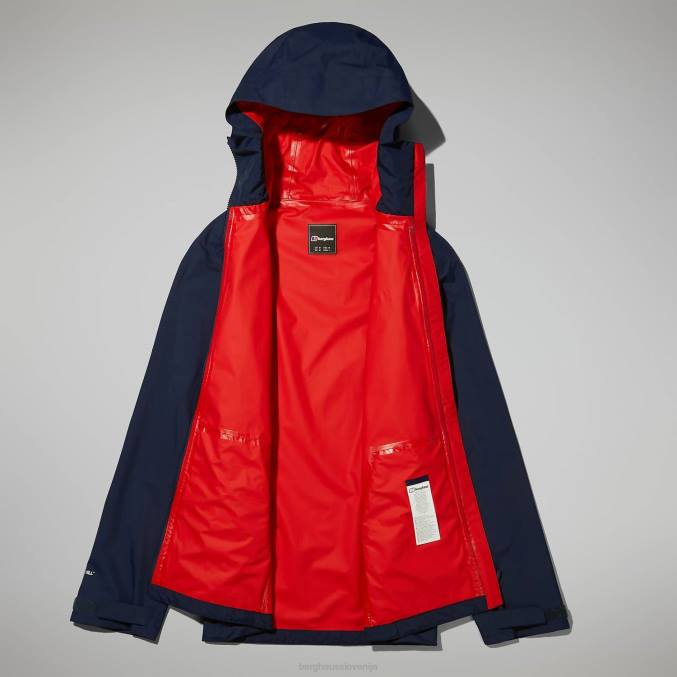 Berghaus moški deluge pro 2.0 jakna 6JTH2 oblačila temno modra