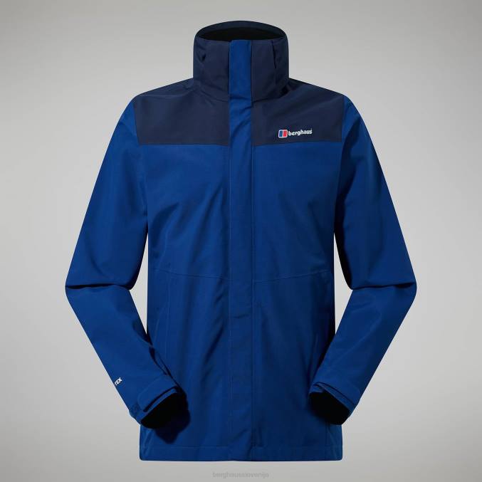 Berghaus moški interaktivna jakna hillwalker 6JTH30 oblačila modra/temno modra