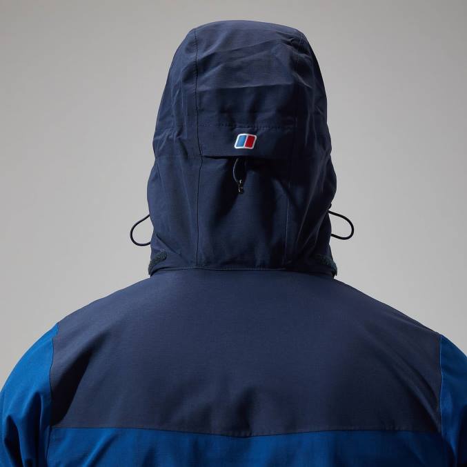 Berghaus moški interaktivna jakna hillwalker 6JTH30 oblačila modra/temno modra