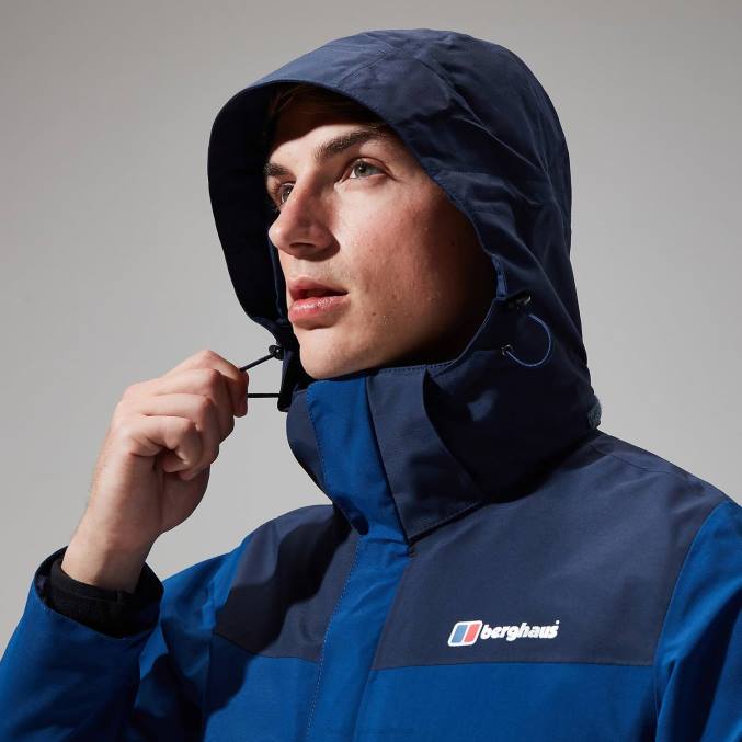 Berghaus moški interaktivna jakna hillwalker 6JTH30 oblačila modra/temno modra