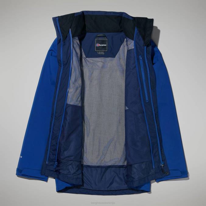 Berghaus moški interaktivna jakna hillwalker 6JTH30 oblačila modra/temno modra