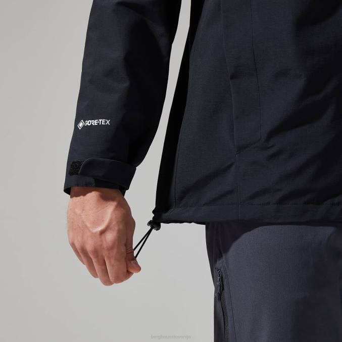 Berghaus moški interaktivna jakna hillwalker 6JTH31 oblačila Črna