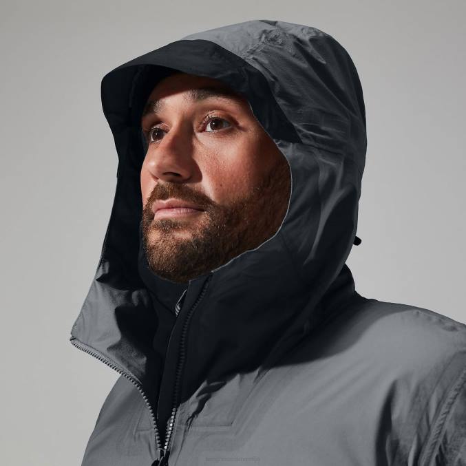 Berghaus moški jakna mtn guide hyper alpha 6JTH48 oblačila siva/črna