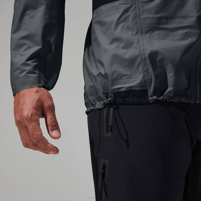 Berghaus moški jakna mtn guide hyper alpha 6JTH48 oblačila siva/črna