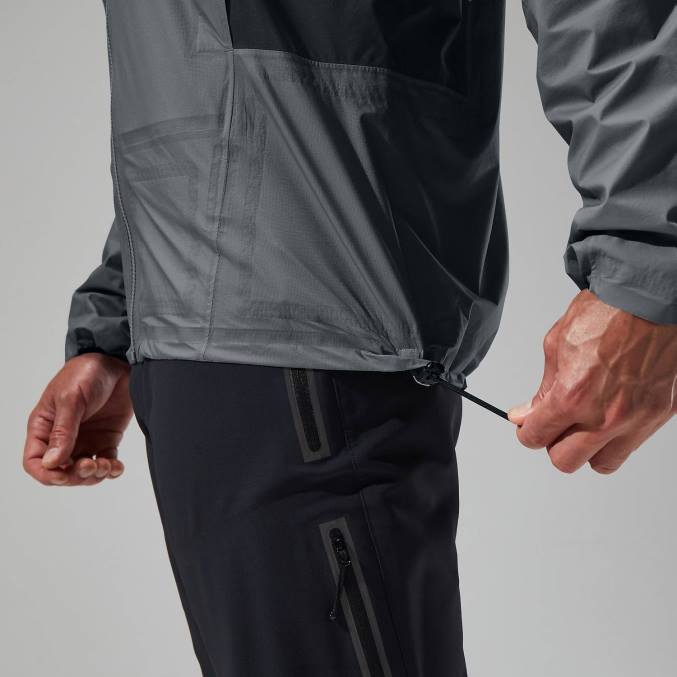 Berghaus moški jakna mtn guide hyper alpha 6JTH48 oblačila siva/črna