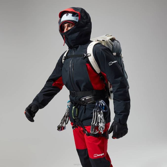 Berghaus moški jakna mtn seeker gtx 6JTH33 oblačila jet black/goji jagode