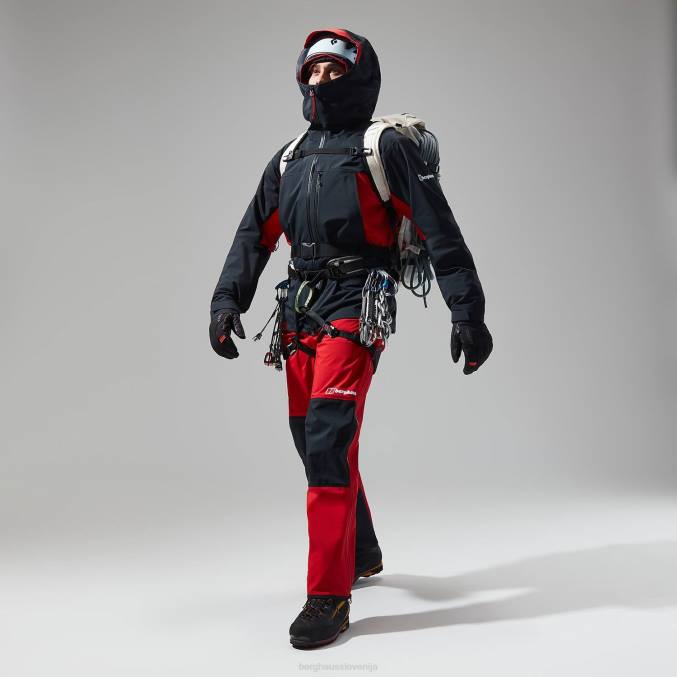 Berghaus moški jakna mtn seeker gtx 6JTH33 oblačila jet black/goji jagode