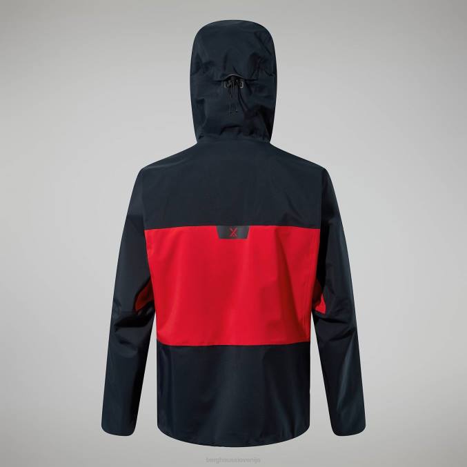 Berghaus moški jakna mtn seeker gtx 6JTH33 oblačila jet black/goji jagode