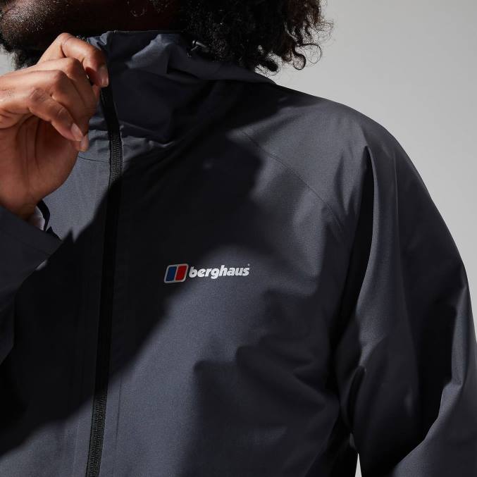 Berghaus moški jakna paclite 2.0 6JTH5 oblačila temno siva