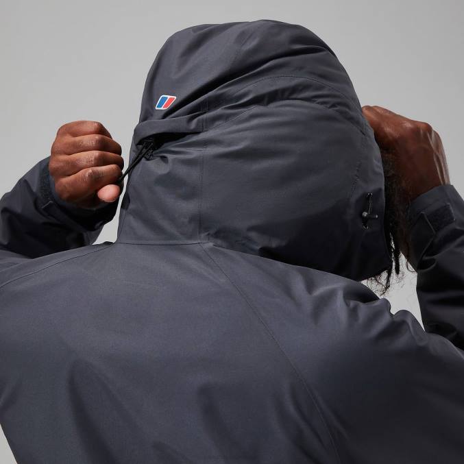 Berghaus moški jakna paclite 2.0 6JTH5 oblačila temno siva