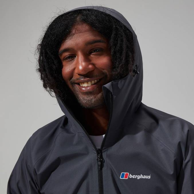 Berghaus moški jakna paclite 2.0 6JTH5 oblačila temno siva