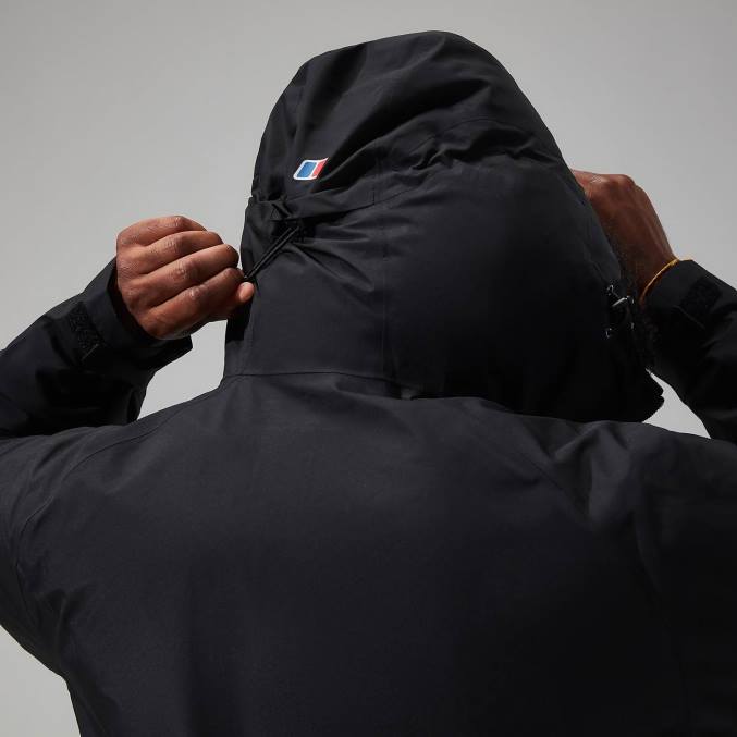 Berghaus moški jakna paclite 2.0 6JTH6 oblačila Črna