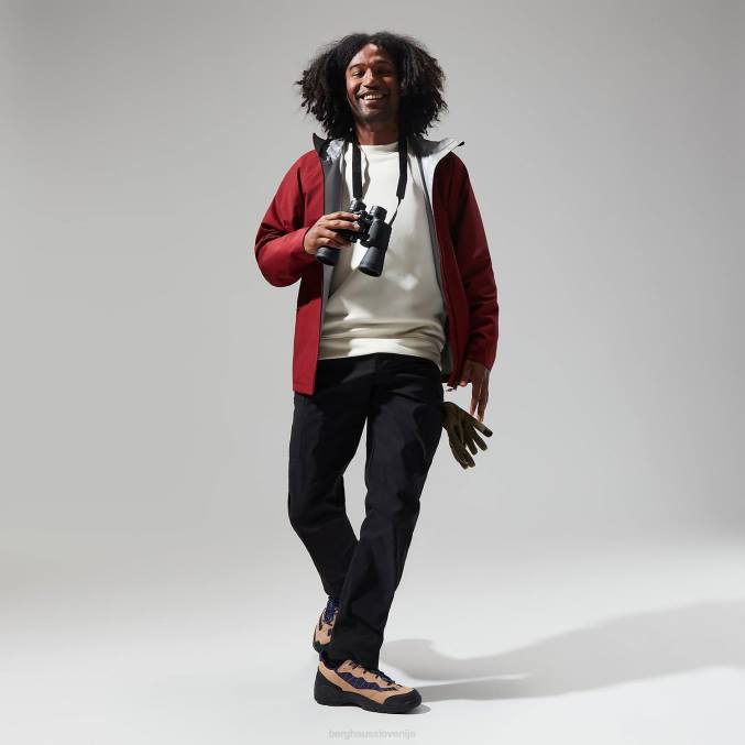 Berghaus moški jakna paclite 2.0 6JTH7 oblačila temno rdeča