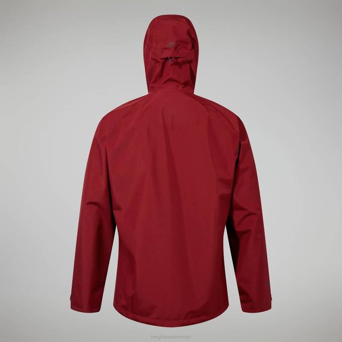 Berghaus moški jakna paclite 2.0 6JTH7 oblačila temno rdeča