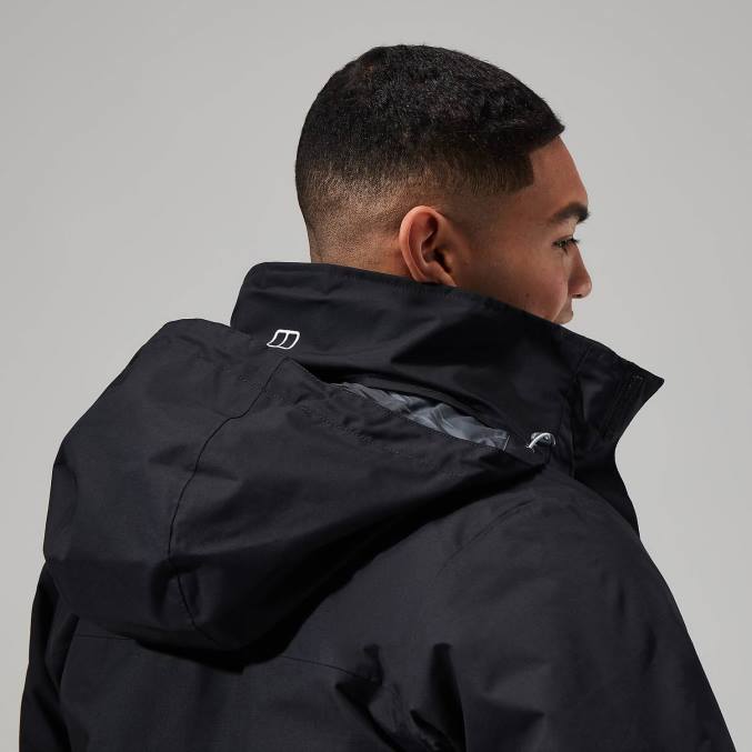 Berghaus moški jakna rg alpha 2.0 gemini 3v1 6JTH8 oblačila Črna