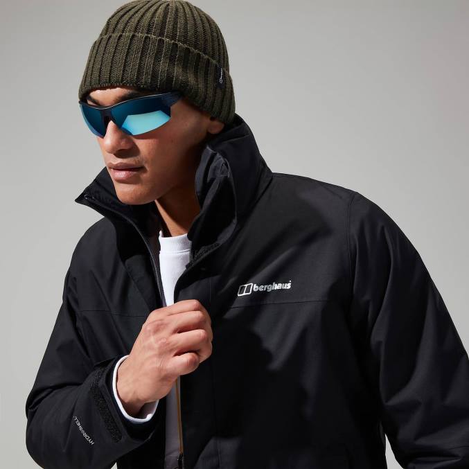 Berghaus moški jakna rg alpha 2.0 gemini 3v1 6JTH8 oblačila Črna