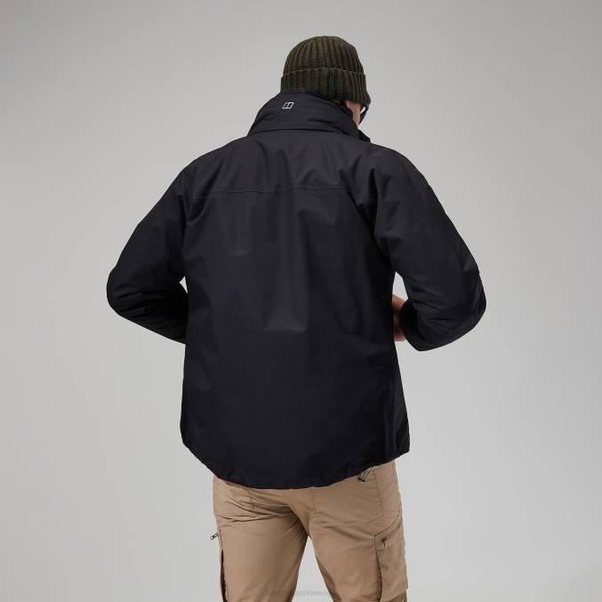 Berghaus moški jakna rg alpha 2.0 gemini 3v1 6JTH8 oblačila Črna