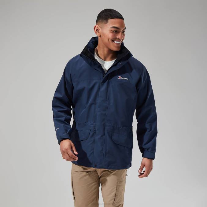 Berghaus moški karnisni interaktivni jopič 6JTH18 oblačila temno modra