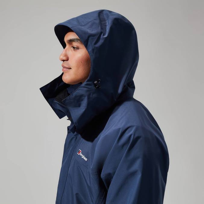 Berghaus moški karnisni interaktivni jopič 6JTH18 oblačila temno modra