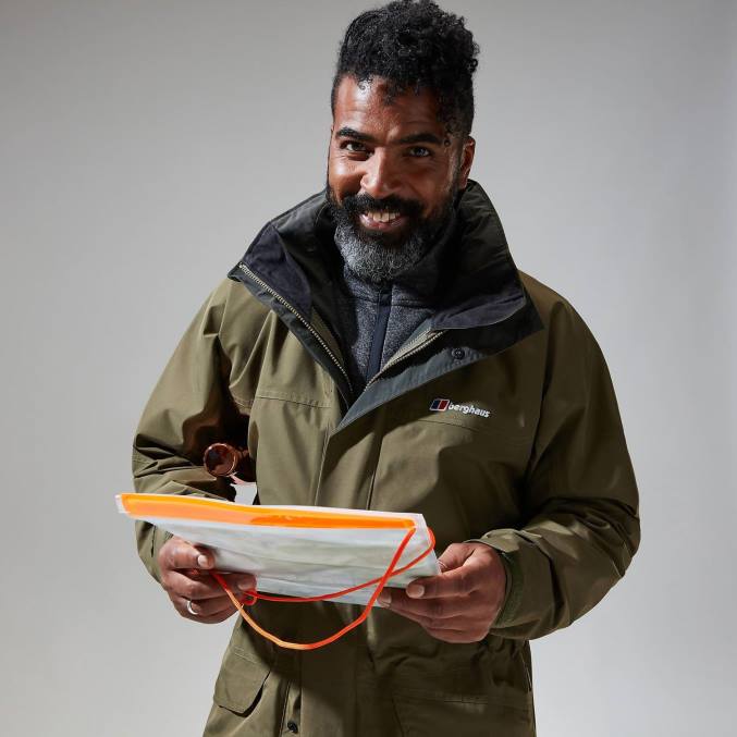 Berghaus moški karnisni interaktivni jopič 6JTH19 oblačila zelena