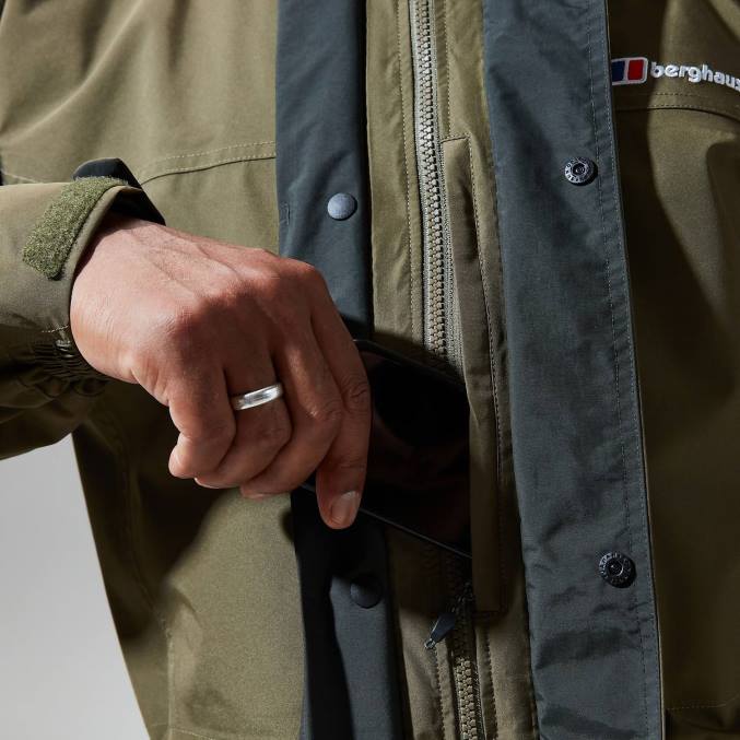 Berghaus moški karnisni interaktivni jopič 6JTH19 oblačila zelena