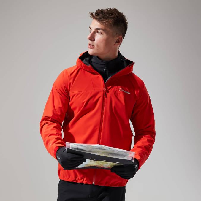 Berghaus moški kember zračna jakna 6JTH21 oblačila oranžna