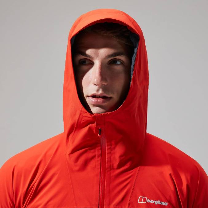 Berghaus moški kember zračna jakna 6JTH21 oblačila oranžna