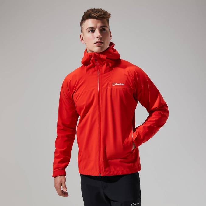 Berghaus moški kember zračna jakna 6JTH21 oblačila oranžna