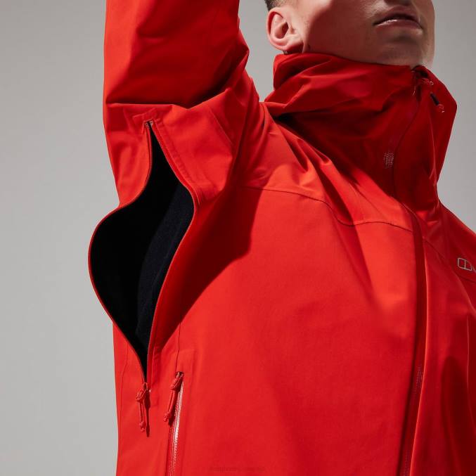 Berghaus moški kember zračna jakna 6JTH21 oblačila oranžna