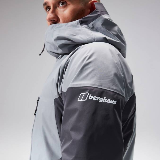 Berghaus moški mtn guide alpine pro jakna 6JTH41 oblačila siva