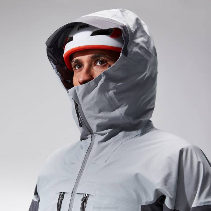 Berghaus moški mtn guide alpine pro jakna 6JTH41 oblačila siva